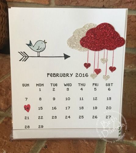 Calendar Cards Ideas, Birthday Calendar Ideas, Scrapbook Calendar Ideas, Anniversary Handmade Gifts, Note Pad Ideas, Handmade Calendar, Calendar Scrapbook, Anniversary Calendar, Calendar February