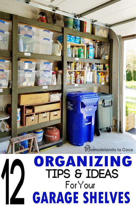 Garage Organization - Five Simple steps to Bring Order to the Pegboard - Remodelando la Casa Garage Nook Ideas, Garage With Refrigerator, Organisation Garage, Garage Redo, Diy Projects Garage, Organization Garage, Garage Organization Systems, Garage Organization Tips, Garage Organisation