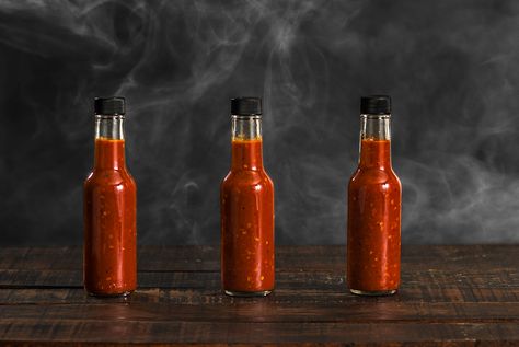 Hot Sauce so hot that it will make you go What the F@#K!?! Photos and recipe by Matthew Cetta. Hot Sauce Recipe For Canning, Jalapeno Hot Sauce Recipe, Ghost Pepper Sauce, Habanero Recipes, Homemade Chili Sauce, Ghost Pepper Hot Sauce, Chili Pepper Sauce, Hot Pepper Recipes, Hot Sauce Recipe