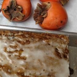 Persimmon Bars Recipe | Allrecipes Persimmon Cookies, Persimmon Recipes, Fruit Slice, Bars Recipe, Persimmon, Everyday Food, Dessert Bars, Bars Recipes, Yummy Cakes