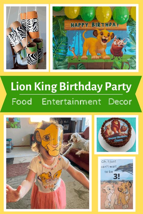 Planning a Lion King birthday party? Look no further. Here are ideas for decorations, party activities, gifts, and more! #lionhunt #toddlerbirthday #birthdaypartythemes Lion Guard Birthday Party Ideas Diy, Lion King Birthday Activities, Lion King Birthday Party Activities, Lion King Party Games, Lion King 3rd Birthday Party, Lion King Food Ideas, Lion King Party Food, Lion Guard Birthday Party Ideas, Lion King Party Ideas