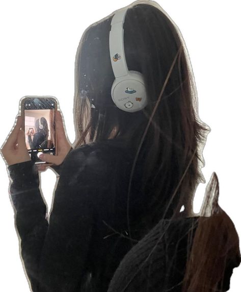 Pic Ideas With Headphones, Headphones Pictures Aesthetic, Selfie Ideas Headphones, Sticker On Headphones Aesthetic, Selfies With Headphones, Headphone Selfie Ideas, Headphone Poses, Pose With Headphones, Poses With Headphones