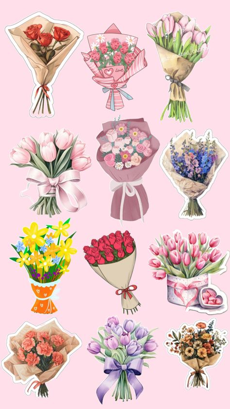 Flowers stickers free prints Flower Sticker Sheets, Floral Stickers Free Printable, Print Stickers Free Printable, Aesthetic Stickers Flowers, Flowers Stickers Printable, Vintage Flowers Stickers, Aesthetic Flower Stickers Printable, Journal Stickers Free Printable, Aesthetic Stickers Printable