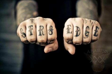 Straight Edge Tattoo, Edge Tattoo, Knuckle Tattoo, Knuckle Tattoos, Hardcore Music, Ear Gauges Plugs, Wooden Plugs, Fashion Jewellery Online, Plug Earrings