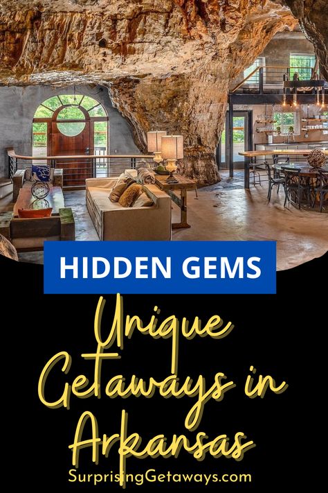 5 BEST Hidden Gems in Arkansas: The Most Unique Getaways in The Natural State Helena Arkansas, Bella Vista Arkansas, Unique Stays, Cozy Cabins, Usa States, Unique Travel, Unique Places, Honeymoon Destinations, Travel Inspo