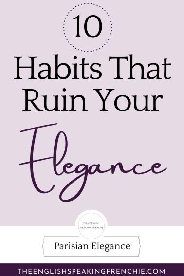 I truly believe #elegance to come from behavior and thus, I will only cover things that have to do with behavior today. In a society that slowly starts losing the art of #good-manners, reminding how important they are is crucial to me. A lot of bad behaviors have become the new "normal" but ruin your elegance: here are five of them. Classy Behavior, Elegant Behavior, Elegant Manners, Manners For Kids, Woman Tips, Classy Lifestyle, Living Simply, Best Self Help Books, Etiquette And Manners