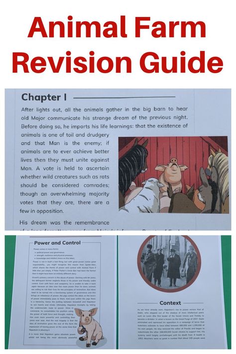 A brilliant Animal Farm revision guide from Twinkl resources. Prefect for anyone studying Animal Farm Animal Farm Revision, Animal Farm Novel, Animal Farm Book, Animal Management, Animal Farm George Orwell, Revision Guides, Apartment Checklist, Effective Study Tips, Event Pictures