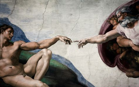 High Resolution Pictures Sistine Chapel | Recent Photos The Commons Getty Collection Galleries World Map App ... Francis Goya, The Creation Of Adam, Vatican Museums, Art Parody, Sistine Chapel, Picture Day, Caravaggio, The Creation, Art History