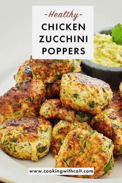 These chicken zucchini poppers make for an incredibly delicious healthy meal, appetizer or snack with a ton of flavor. They are packed with protein and veggies and are easy to whip up! #chickenappetizers #appetizers #chickenrecipes Chicken Snacks Recipes, Zucchini Poppers, Chicken Zucchini Poppers, Chicken And Zucchini, Zucchini Chicken, Zesty Chicken, Chicken Poppers, Zucchini Bites, Candida Recipes