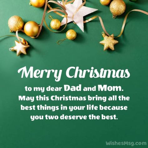 101 Christmas Wishes For Parents (Mom and Dad) | WishesMsg Xmas Wishes Quotes, Message To Parents, Merry Christmas Dad, Wish Merry Christmas, Merry Christmas Mom, Inspirational Christmas Message, Best Merry Christmas Wishes, Merry Christmas In Heaven, Best Christmas Wishes