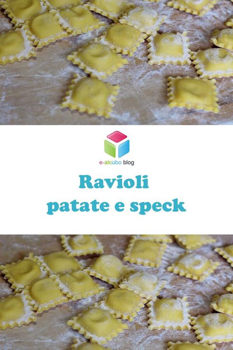 La ricetta ravioli patate e speck, con questa ricetta sarà possibile preparare dei gustosi ravioli  fatti in casa, in modo semplice e facile Pasta Fresca, Ravioli, Cereal, Pasta