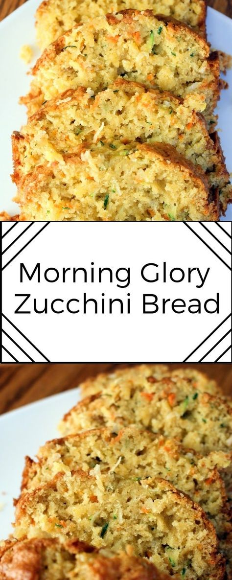 Morning Glory Bread, Easy Zucchini Bread Recipes, Easy Zucchini Bread, Delicious Food Recipes, Buckwheat Cake, Healthy Bread Recipes, Bread Easy, Easy Zucchini, Zucchini Cake