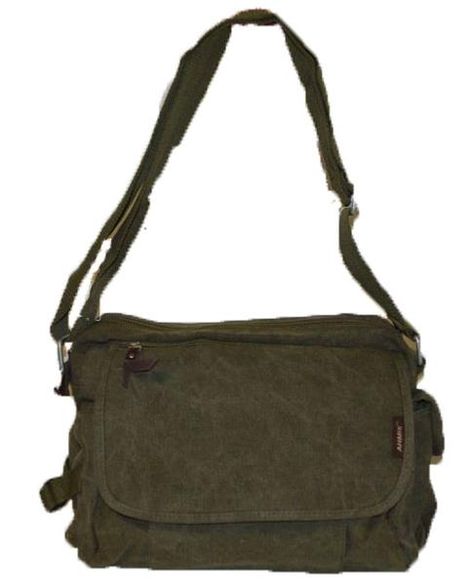 Green Shoulder Messenger Bag - Serbags  - 2 Bicycle Courier, Messager Bag, Military Messenger Bag, Bag With Flowers, Vintage Messenger Bag, Womens Messenger Bag, Canvas Messenger Bag, Messenger Bag Men, Vintage Canvas