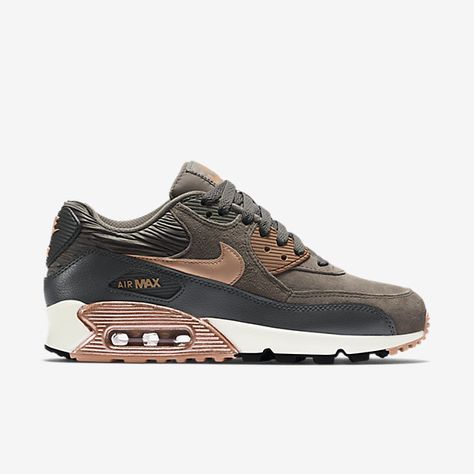 Nike Air Max 90 Leather Women's Shoe Nike Air Max 90 Leather, 90 Women, Nike Air Max 90 Women, Air Max 90 Leather, Air Max 90 Women, Sport Nike, Leather Footwear, Nike Shoes Cheap, Nike Free Shoes