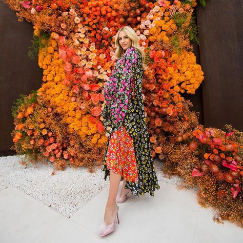 Morgan Stewart, Flower Installation, Orange Baby, Orange You Glad, Photo Corners, Orange Wedding, Number Two, Orange Flowers, Floral Wall