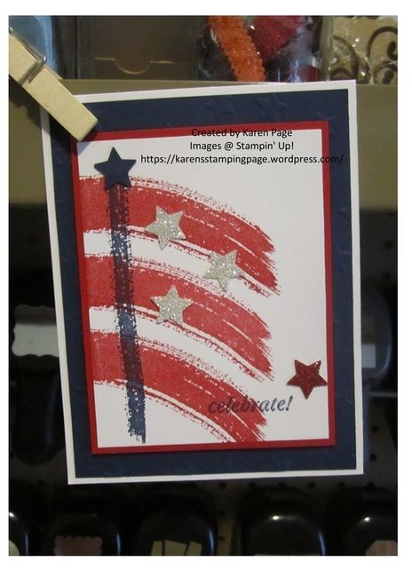 Usa Friends, Military Cards, Star Cards, Patriotic Crafts, Summer Cards, Star Spangled, Stamping Up Cards, 4th July, Happy 4 Of July