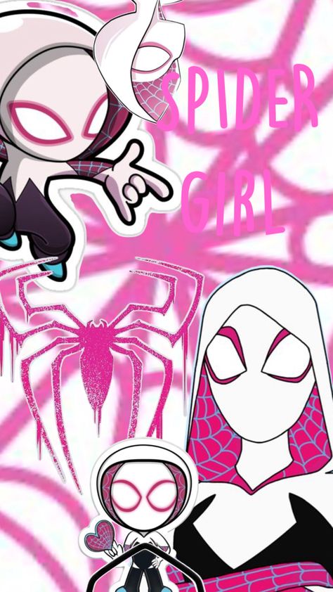 Pink Spiderman, Spiderman Girl, Spiderman Wallpaper, Stylish Men Wear, Spider Girl, Gwen Stacy, Spider Gwen, Girl Wallpaper, Cartoon Wallpaper