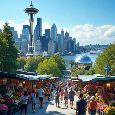 🌟 Discover Seattle's Hidden Gems: Your Guide to Free Adventures in the Emerald City! 🏙️ From iconic landmarks to off-the-beaten-path experiences, explore the best of Seattle without spending a dime. Swipe to see our top picks for budget-friendly fun in this vibrant Pacific Northwest hub! 1. 🌸 Washington Park Arboretum: Stroll through the Japanese Garden during cherry blossom season. 2. 🎵 Ballard Locks: Enjoy summer concerts on the grass while watching boats pass by. 3. 📚 Seattle Central Lib... Seattle Trip, Unique Culture, The Emerald City, Summer Concerts, Blossom Season, Washington Park, Cherry Blossom Season, Pike Place Market, Pike Place