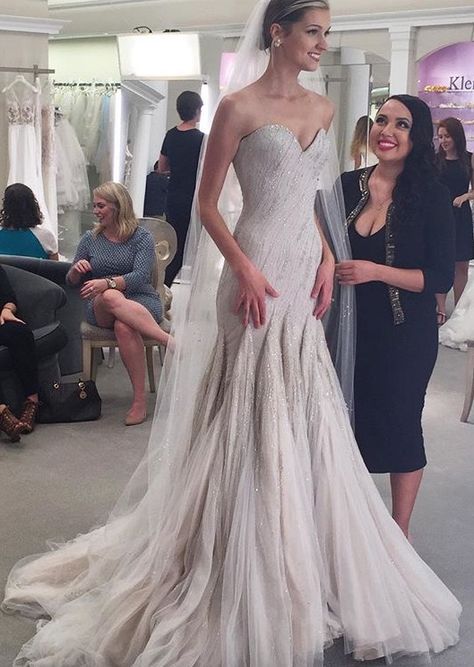 Mark Zunino Pretty Gowns, Mark Zunino, Dark Palette, Kleinfeld Bridal, Diamond Dress, Breathtaking Wedding, Wedding 2024, Lace Bridal Gown, Evening Wedding