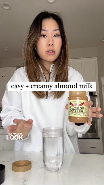 How To Make Almond Milk With Almond Butter, How To Make Almond Milk From Almond Butter, Almond Milk Using Almond Butter, Almond Butter Milk, Homemade Almond Milk With Almond Butter, Almond Butter Milk Recipe, Almond Milk Recipes With Almond Butter, Almond Milk With Almond Butter, Almond Milk From Almond Butter