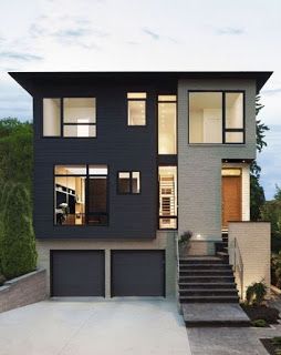 50+ Amazing Minimalist Exterior House Design On A Budget | ARA HOME #minimalisthouseexterior  #minimalisthousedesign  #minimalisthouseplans  #minimalisthouse  #minimalisthome Home Designs Exterior, A Modern House, Paint Modern, Design Exterior, Exterior Paint Colors, Exterior House Colors, Modern Exterior, House Designs Exterior, Modern House Exterior