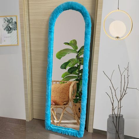 PRICES MAY VARY. 100% Polyester 【Package Included】A soft fluffy full length mirror Cover, mirror is not included in package. 【Universal Size & More Colors】This fluffy cover suitable for the most popular size of the full length mirror, such as: 64"x21"; 63"x20"; 63" x 24"; 60"x20"; 65"x22", etc. The most suitable mirror size is 64"x21". It is high elastic and can stretch up to a maximum distance of 13.7 feet, wide: 3.94". So it's suitable for these full body mirrors which maximum cirumferencr doe Fluffy Mirror, Body Mirrors, Home Decor For Living Room, Warm Home Decor, Full Body Mirror, Elegant Mirrors, Room Ambiance, Warm Home, Body Mirror