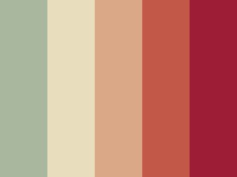 Sleeping Beauty Color Palette, Muted Red Color Palette, Beauty Color Palette, Red Color Palettes, Range Murata, Flat Color Palette, Calm Color Palette, Palette Challenge, Muted Red