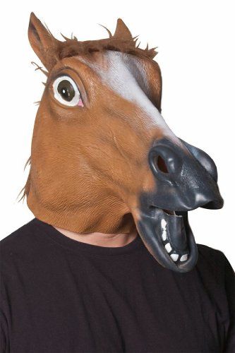 Morbid Enterprises Horse Head Mask, Brown, One Size Best Halloween Costumes & Dresses USA Horse Head Mask, Unicorn Mask, Horse Mask, Halloween Party Props, Halloween Costume Mask, Animal Mask, Head Mask, Halloween Masquerade, Horse Face