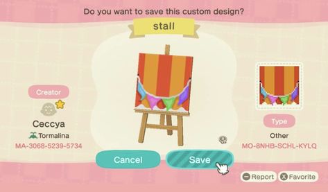 Acnh Carnival Design Ideas, Acnh Carnival Stall, Acnh Circus Ideas, Acnh Circus Design Codes, Carnival Floor Animal Crossing, Animal Crossing Carnival Path, Acnh Clowncore, Acnh Circus, Animal Crossing Kidcore Codes