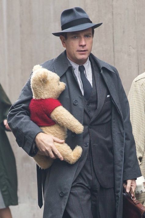 Disney Christopher Robin Movie Winnie The Pooh Ewan Mcgregor Christopher Robin, Quotes Winnie The Pooh, Bachelor's Party, Christopher Robin Movie, Disney Christopher Robin, Robin Movie, New Disney Movies, Disney Live Action Movies, Winnie The Pooh Pictures