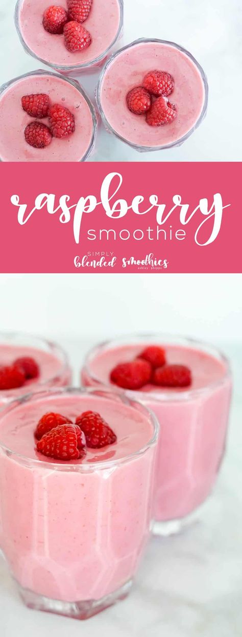 Raspberry Smoothie How To Make A Raspberry Smoothie, Raspberry Smoothie Recipe, Rasberry Smoothie, Healthy Chocolate Milkshake, Jamba Juice Smoothies, Raspberry Smoothie Recipes, Clean Smoothies, Mojito Recipes, Chocolate Avocado Smoothie