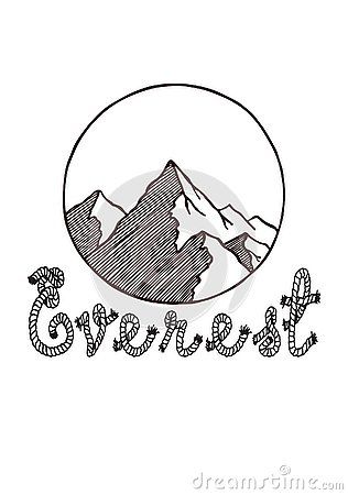 Mount Everest Tattoo Design, Mt Everest Drawing, Mount Everest Illustration, Everest Tattoo Design, Mountain Circle Tattoo, Mount Everest Drawing, Mount Everest Tattoo, Everest Illustration, Everest Tattoo