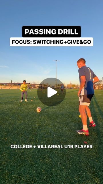 Michael Holzer on Instagram: "Passing Drill focused on switching & give/go’s @cruz_djr @joshkenworthyy @d.11bravo #soccerdrills #footballtraining #soccertraining #soccer" Passing Drills, Soccer Drills, Football Training, Soccer Training, Soccer, Instagram