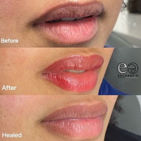 Healed Lip Blushing, Lip Blush Tattoo, Lip Peeling, Blush Tattoo, Lip Healing, Lip Blushing, Comfortable In Your Own Skin, Lip Blush, Feel More Confident