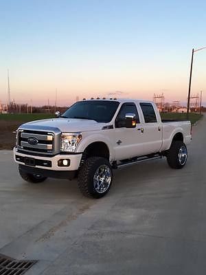 CC's new truck coming next weekend!!! Love it!! 2015 Ford F-250 Super Duty Platinum Crew Cab Pickup 4-Door 6.7L LIFTED Impala Chevrolet, Ford Diesel, Ranger Truck, Ford Suv, Ford Ranger Truck, Super Duty Trucks, Trucks Ford, Lifted Ford, Jacked Up Trucks