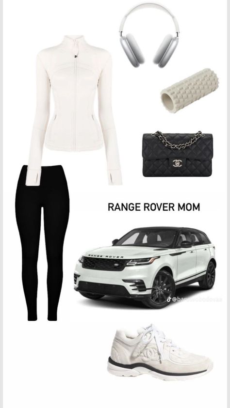 Range Rover mum Range Rover Mum, Rich Auntie Outfits, Mum Lifestyle, Volleyball Leggings, Uni Fits, Rich Auntie, Gymwear Outfits, Trendy Leggings, Black Leggings Outfit