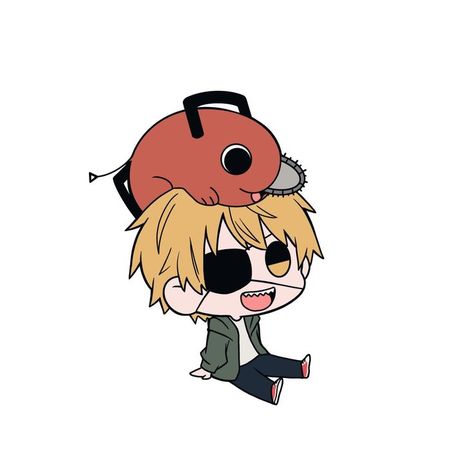 Csm Chibi, Dibujos Anime Chibi, Anime Stickers, Chainsaw Man, Wallpaper Iphone Cute, Anime Movies, Cute Cartoon Wallpapers, Chainsaw, Anime Chibi