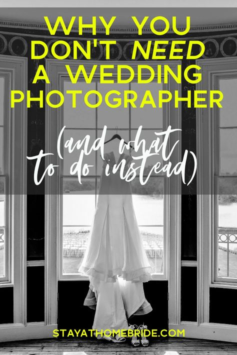 Cheap Wedding Photography Ideas, Wedding Photography On A Budget, Wedding Without Photographer, No Photographer At Wedding, Diy Wedding Pictures, Wedding Photography Hacks, Diy Wedding Photography, Diy Wedding Photos, Wedding Alternatives