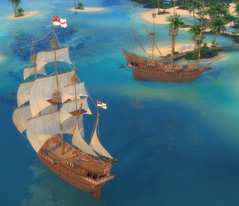 1300 Cc Sims 4, Sims 4 Pirate Cc, Sims 4 Shipwreck Cc, Sims 4 Pirate Ship, Sims 4 Medival Cc Patreon, Medieval Apocalypse, Sims Historical, Crown Medieval, Pirate Cove