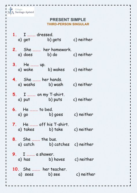 Simple Present Tense Worksheets Grade 3, Present Simple Worksheets For Kids, Simple Present Worksheet, Present Simple Exercises, Worksheet For 3rd Grade, Grade 5 English, Present Simple Worksheet, Simple Present Tense Worksheets, English Language Learning Activities