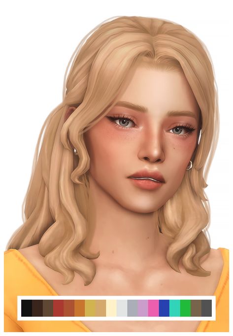 Sims 4 Cc Hair Sims Trouble, Half Up Half Down Sims 4 Cc Hair, Sims 4 Maxismatch Cc Hair, Sims 4 Cc Hair Simstrouble, Bat Sims 4 Cc, Sims 4 Medium Hair Maxis Match, Sims 4 Cc Mid Length Hair, Sims 4 Female Maxis Match Hair, Simscelebrity00 Hair