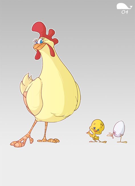 . Chicken Character Design, Character Design Digital Art, Chicken Drawing, Cartoon Chicken, Chicken Crafts, Chicken Painting, Chicken Art, Chickens And Roosters, Digital Art Illustration