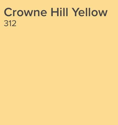 Yellow Paint Colors, Beach Bungalow, House Color Palettes, Yellow Paint, Benjamin Moore Colors, House Color, White Cottage, Beach Bungalows, Yellow Painting