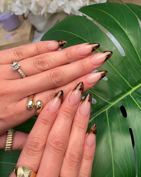 Tortoise Nails, Tortoise Shell Nails, Fall Almond Nails, Tortoise Shell Print, Shell Nails, Cheetah Nails, Shell Print, Cute Spring Nails, Goth Nails