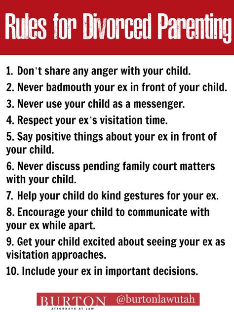 10 Rules for Divorced Parenting // Divorce and Custody Tips by Burton Law Firm  - Single Parent Quotes - Ideas of Single Parent Quotes #singleparent #parentquotes #quotes -   10 Rules for Divorced Parenting // Divorce and Custody Tips by Burton Law Firm P.C. Coparenting Goals, Coparenting Quotes, Child Custody Battle, Parents Images, Co-parenting, Parenting Rules, Parallel Parenting, Divorce Advice, Divorced Parents