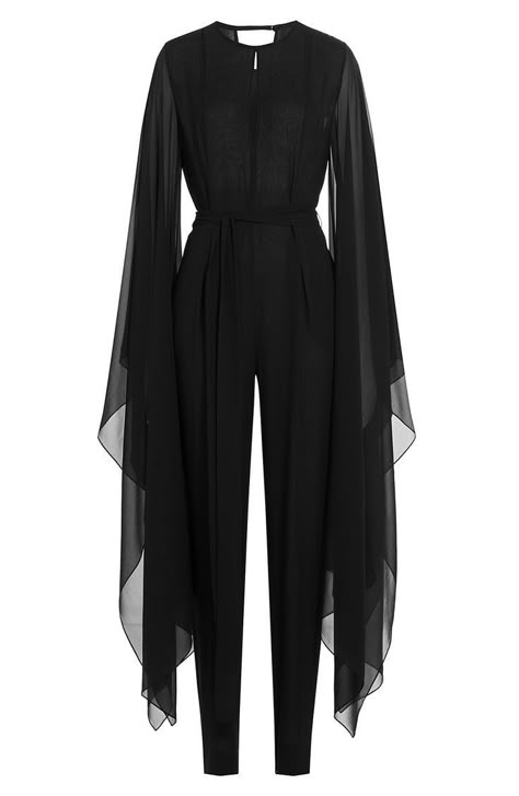 Black Cutout Jumpsuit, Black Silk Jumpsuit, Cutout Jumpsuit, Silk Romper, Silk Jumpsuit, Jumpsuit With Sleeves, Dresses Pants, Fashion Fall, Grunge Style