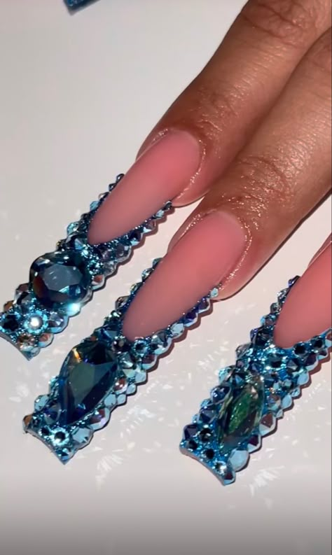 Dramatic Nails, Sweet 16 Nails, Pink Ombre Nails, Diy Acrylic Nails, Punk Nails, Glamorous Nails, Classy Acrylic Nails, Rainbow Nails, Exotic Nails