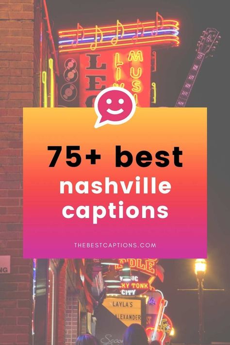 Nashville Instagram Captions, Best Country Music, Travel Captions, Nashville Trip, Caption For Yourself, Cool Captions, Music City, Travel Instagram, The Capital