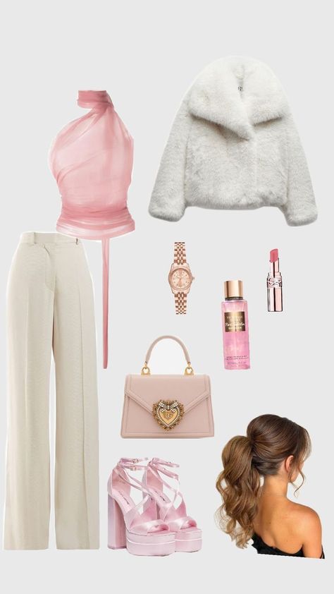 #Parisoutfit #winterfit #pink #outfit #styling Outfit Styling, Winter Fit, Paris Outfits, Pink Outfit, Colourful Outfits, Pink, How To Wear, Color