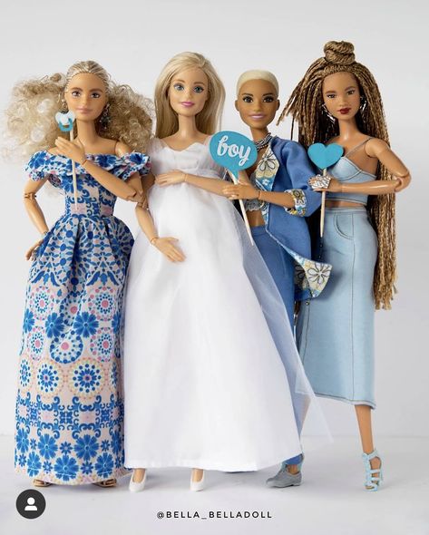 Barbie Dolls Pregnant, Diy Barbie Clothes, Sewing Things, Barbie Life, Barbie Dream, Barbie Collection, Barbie And Ken, Barbie Dress, Barbie Clothes